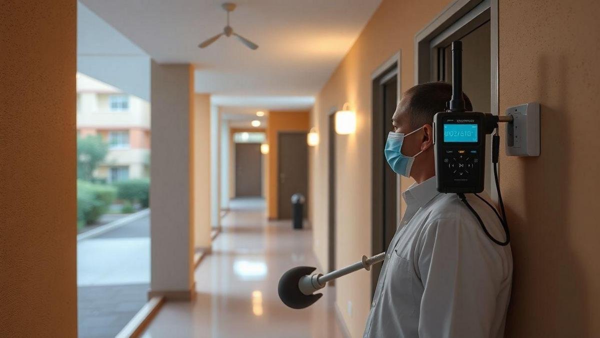 Medição do ruído: limite de decibéis em condomínio e prova pericial acústica